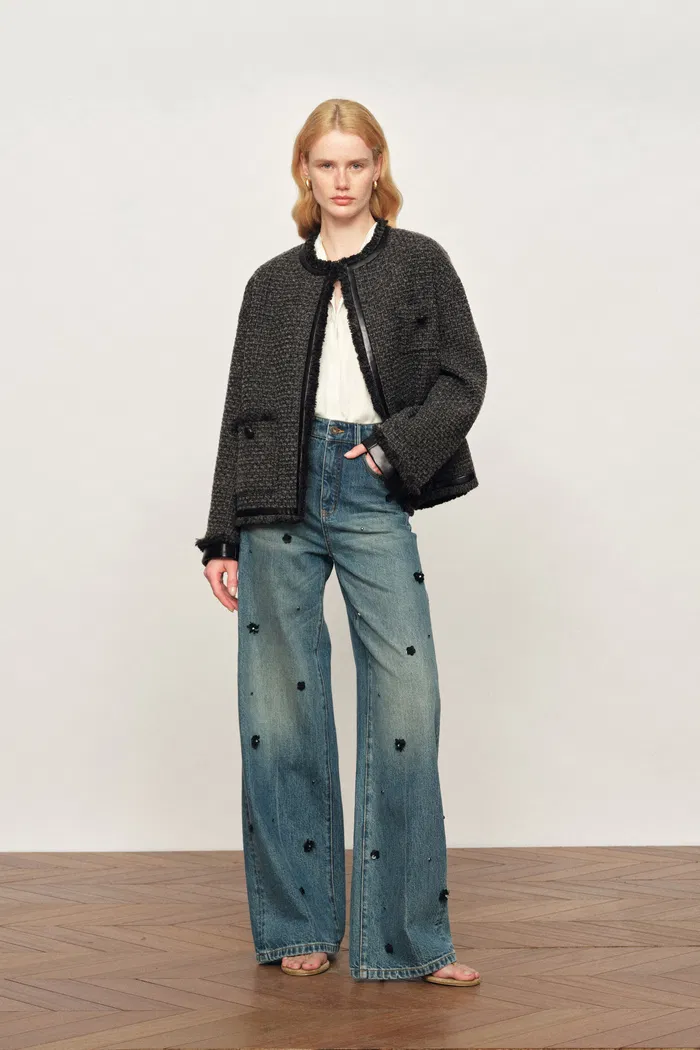 Lucia Jacket in Wool Blend Tweed