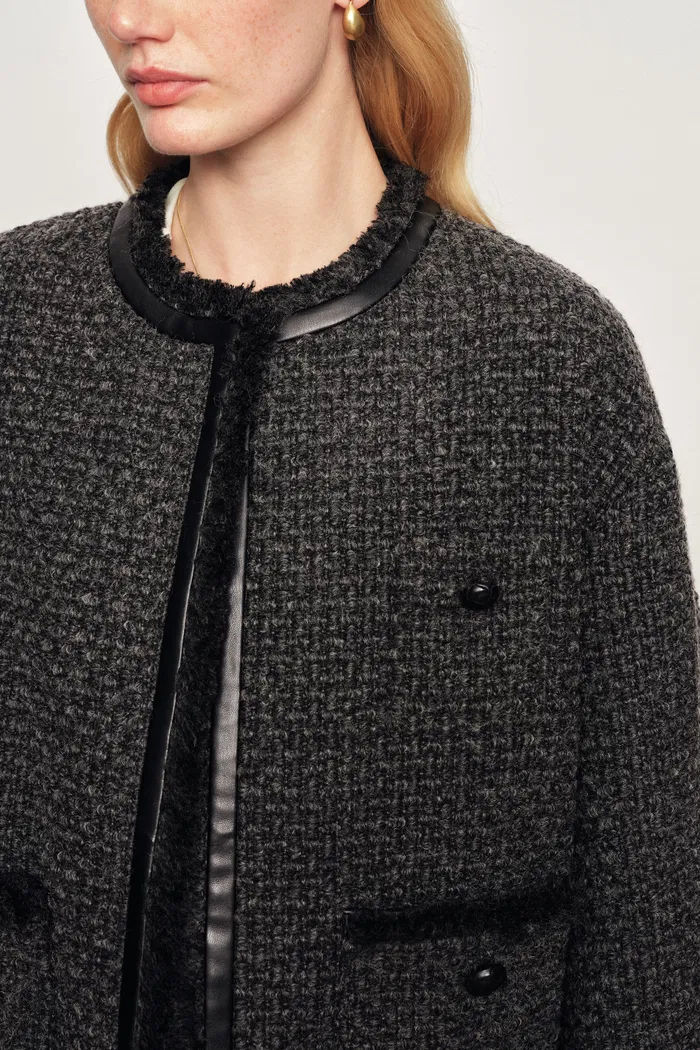 Lucia Jacket in Wool Blend Tweed - Image 5
