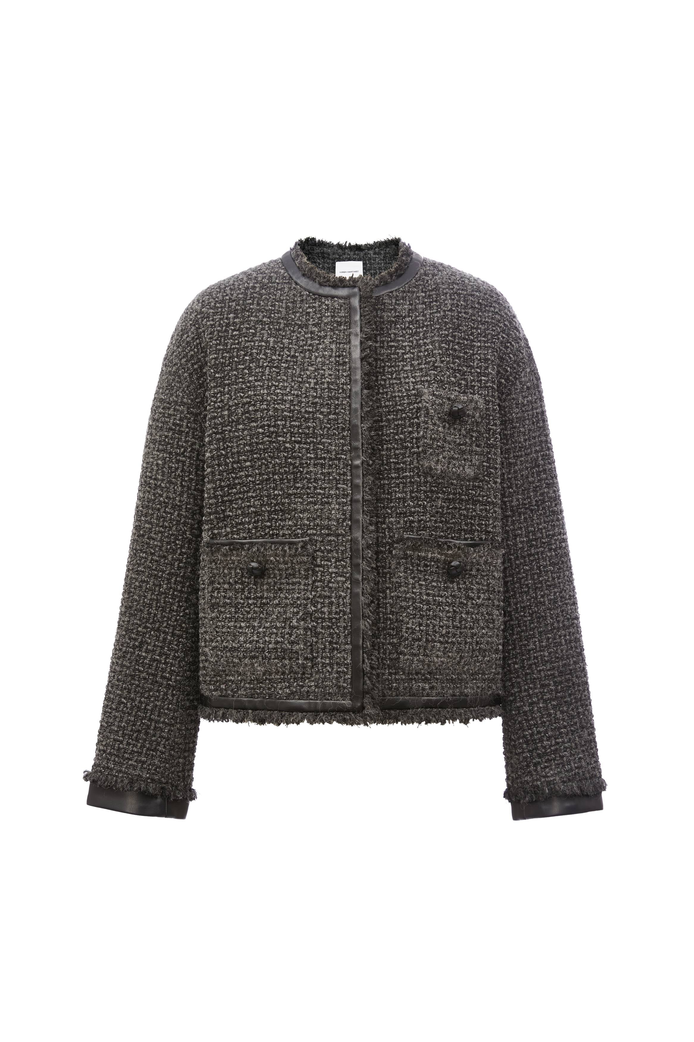 Lucia Jacket in Wool Blend Tweed - Image 8