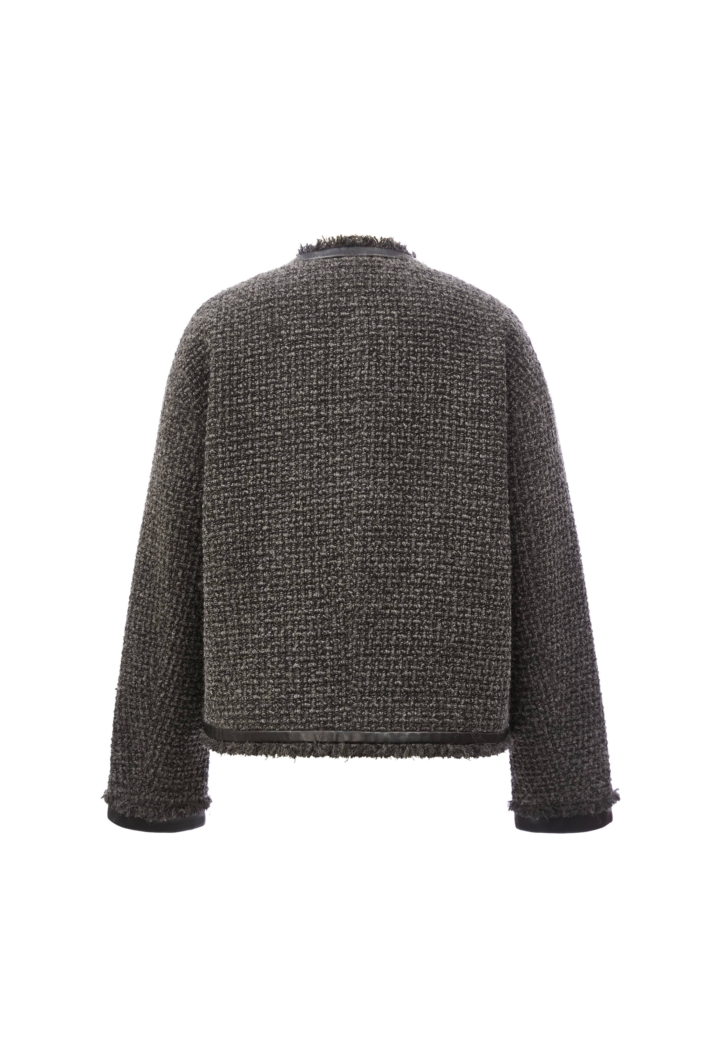 Lucia Jacket in Wool Blend Tweed - Image 9