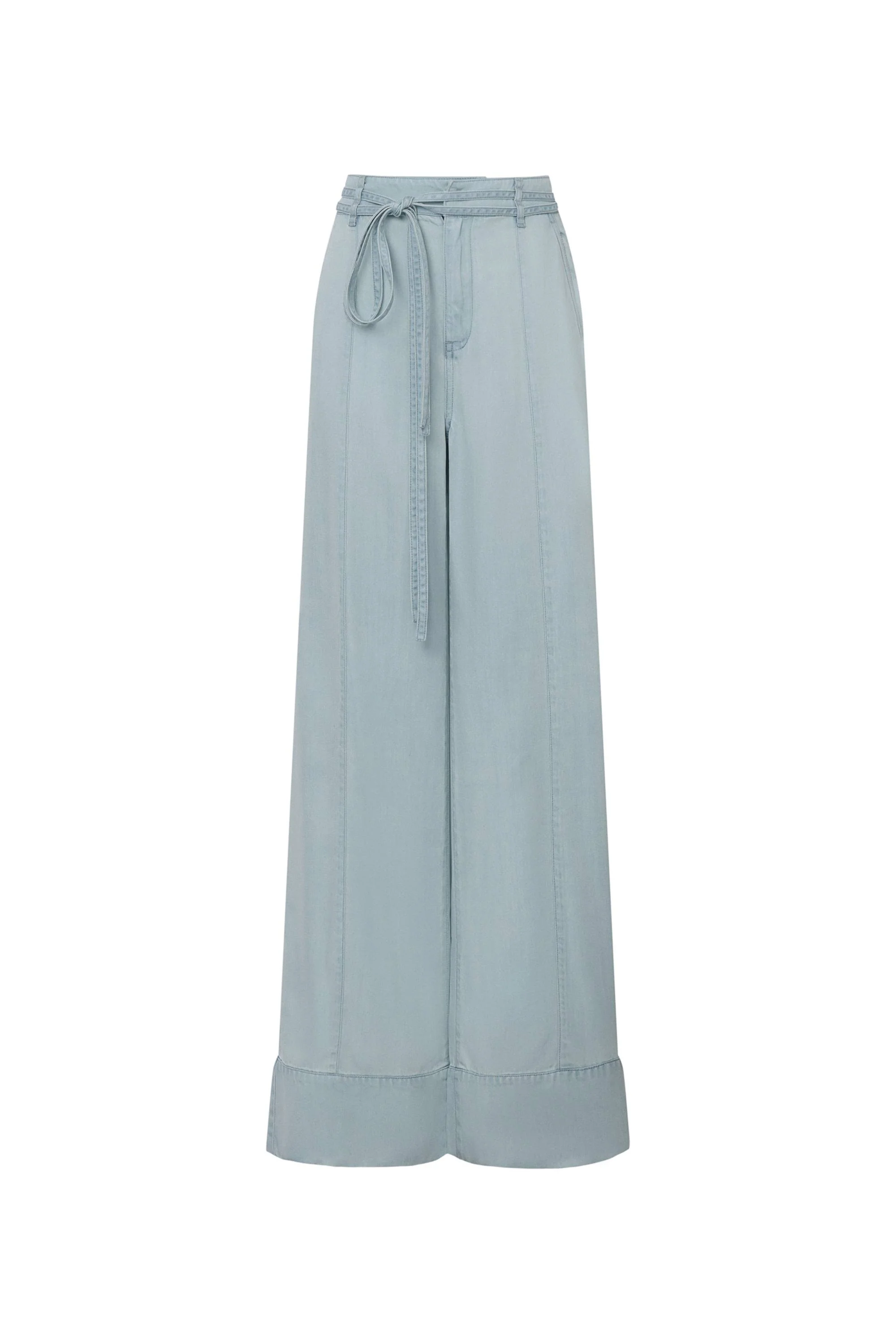 Lucy Light Blue Jeans in Lyocell-Acetate - Image 10