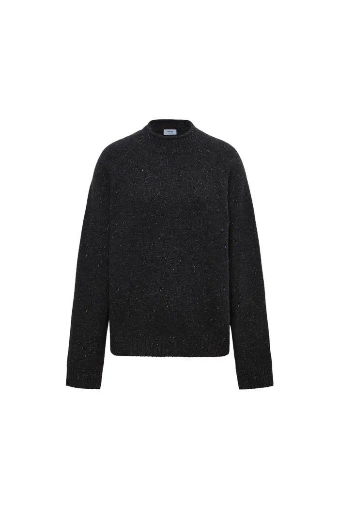 Lucy Mock Neck Sweater in Merino Wool Knit - Image 10