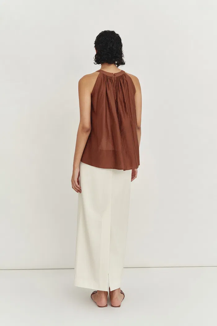 Magalie Straight Skirt in Australian Merino Blend - Image 5