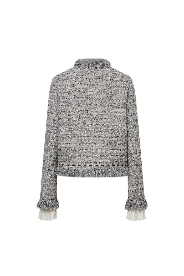 Marcela Coat in Coarse Wool Tweed - Image 11