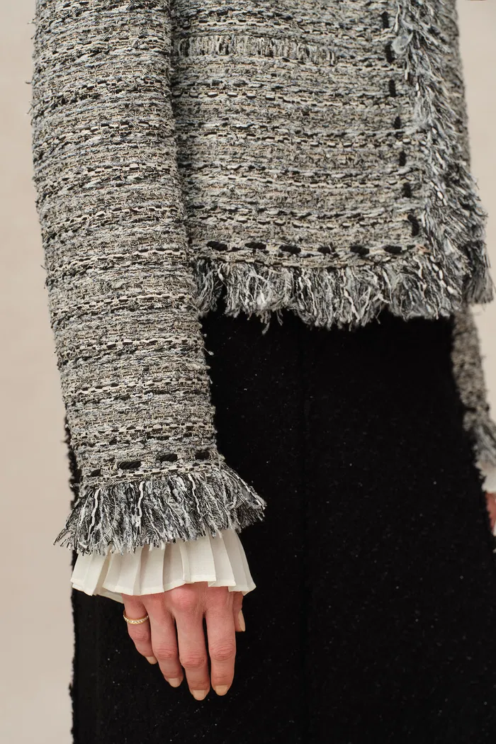 Marcela Coat in Coarse Wool Tweed - Image 7
