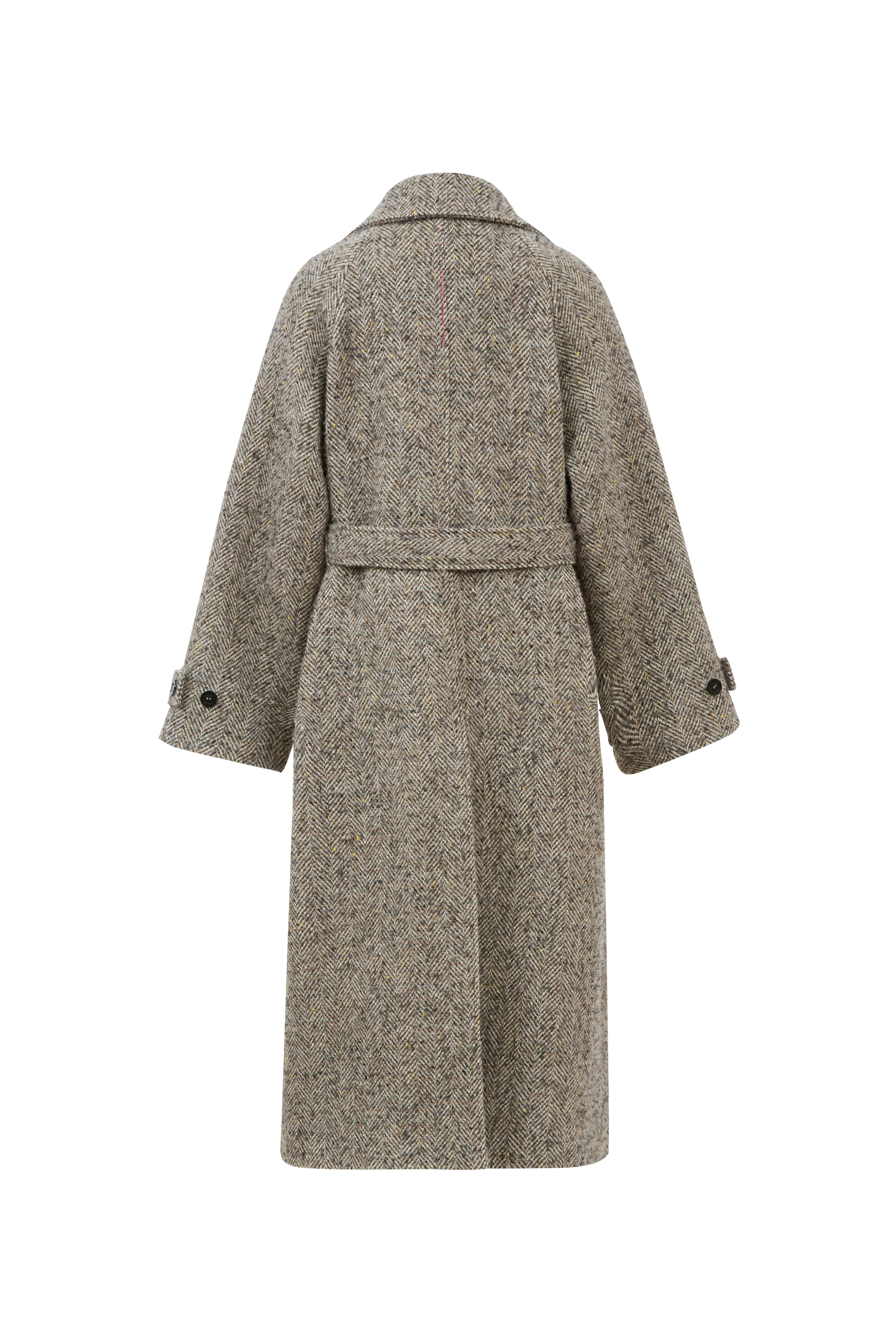 Margot Long Coat in Wool-Alpaca Blend - Image 11