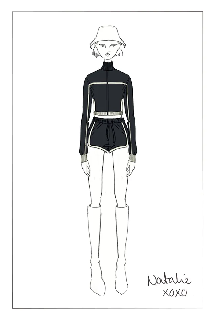 Margot Wind Resistant Cropped Jacket in Cotton Blend - Image 10