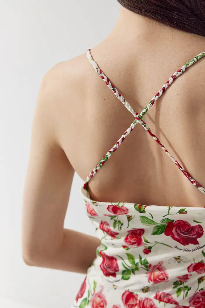 Martina Rosie Maxi Dress in Silk Crepe de Chine - Image 2