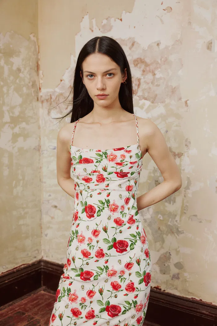 Martina Rosie Maxi Dress in Silk Crepe de Chine - Image 6
