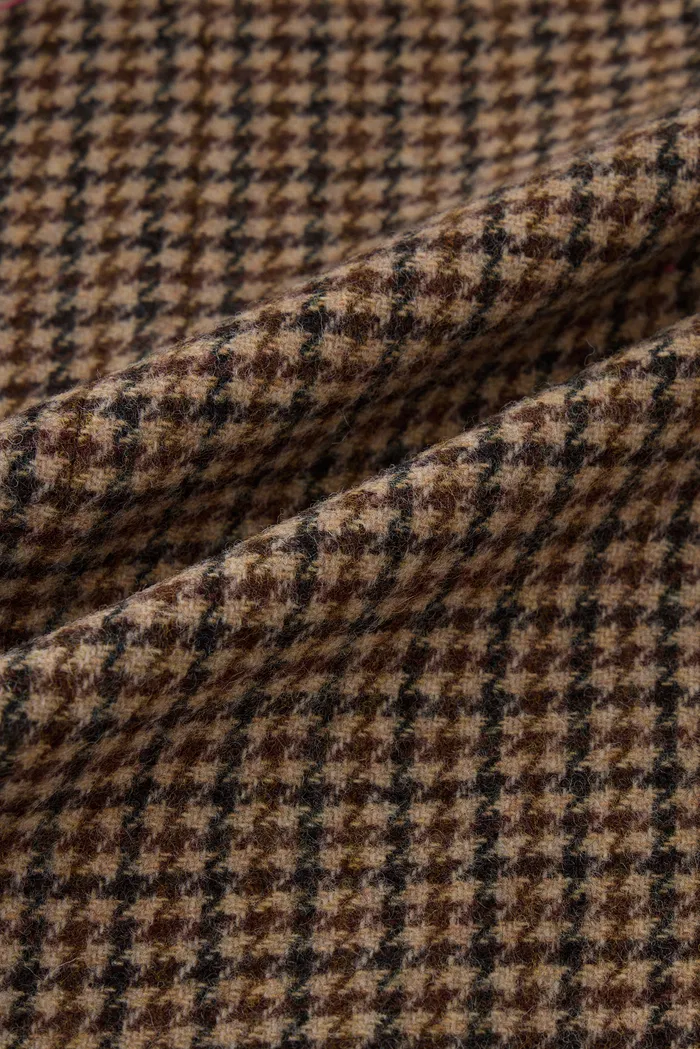Meare Plaid Blazer in Merino Wool Houndstooth - Image 13