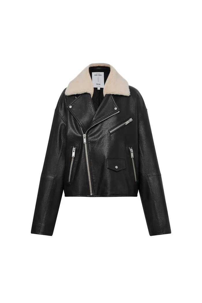 Melford Biker Jacket in Vegan Leather - Image 10