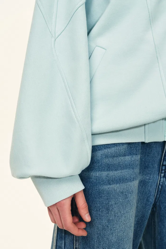 Melody Batwing Sleeve Oversized Hoodie in Cotton - Image 7