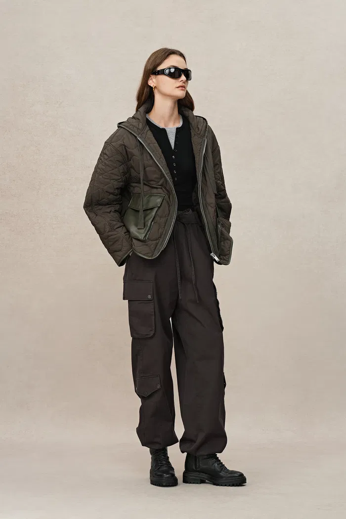 Michelle Water-Repellent Quilted Puffer Jacket in Lighweight High Density Fabric - Image 3