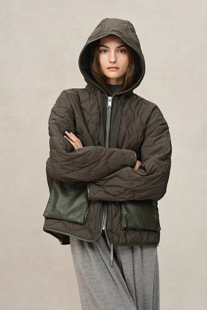 Michelle Water-Repellent Quilted Puffer Jacket in Lighweight High Density Fabric - Image 5