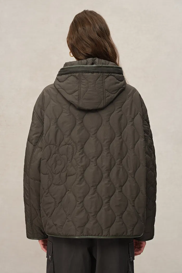 Michelle Water-Repellent Quilted Puffer Jacket in Lighweight High Density Fabric - Image 7