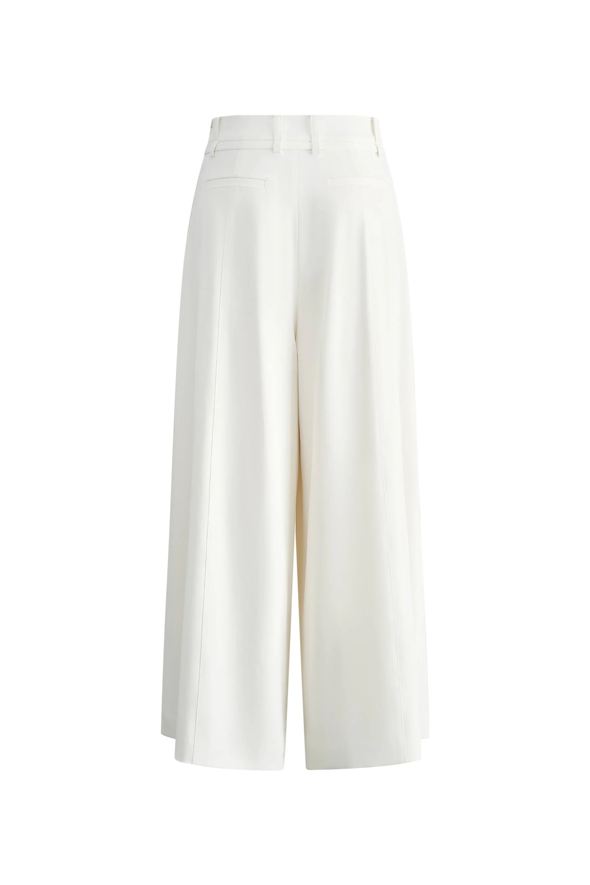 Mignon Anti Transparency Wide Leg Culottes in Lightweight Suiting - Image 9