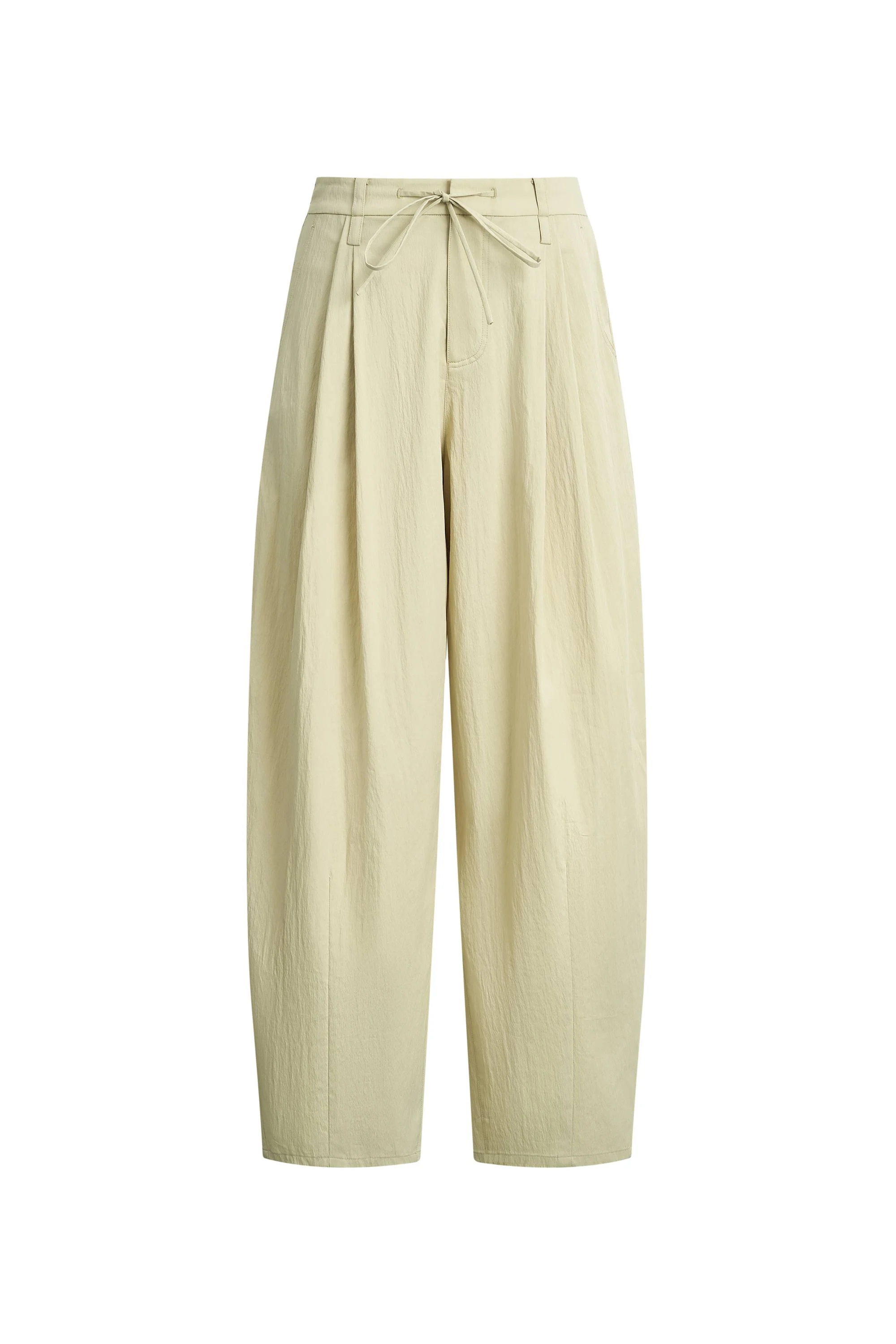 Mina Balloon Cropped Pants in Cotton - Image 9