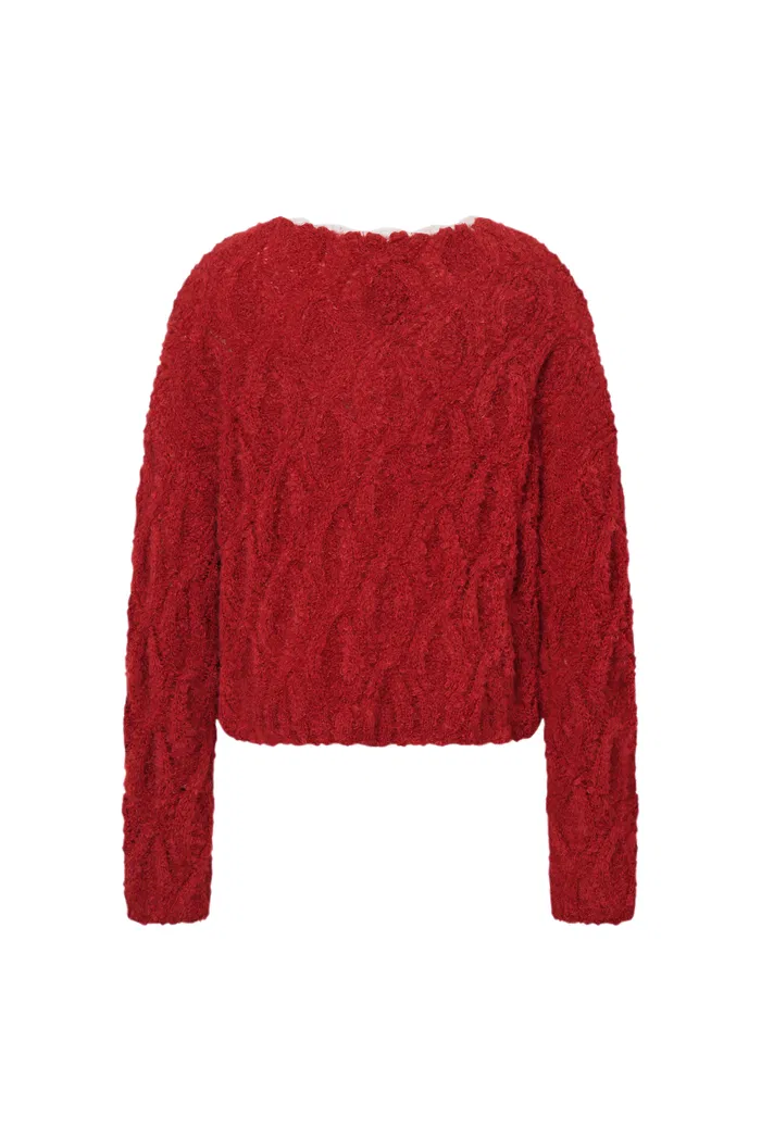 Mist Sweater in Kid Mohair Bouclé Knit - Image 12