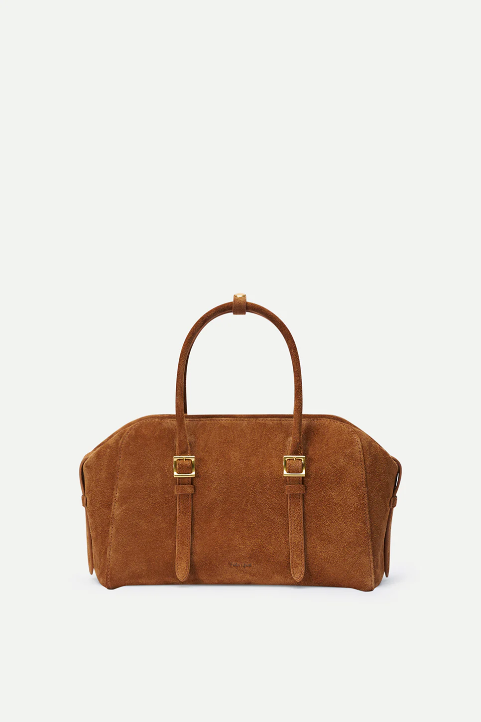 Monti Small Boston Bag in Suede - Image 2