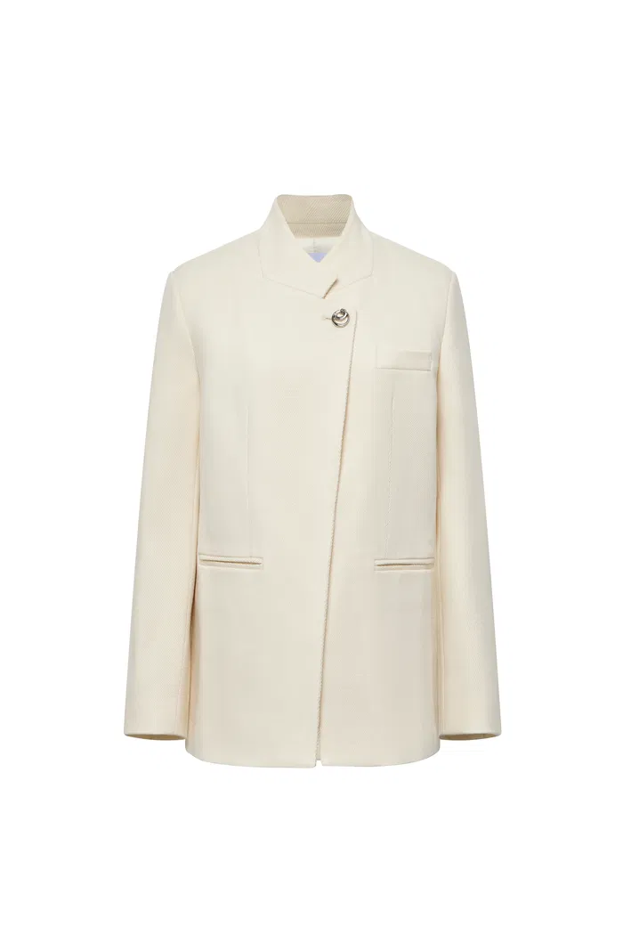 Naomi Blazer in Fine Worsted Wool - Image 10