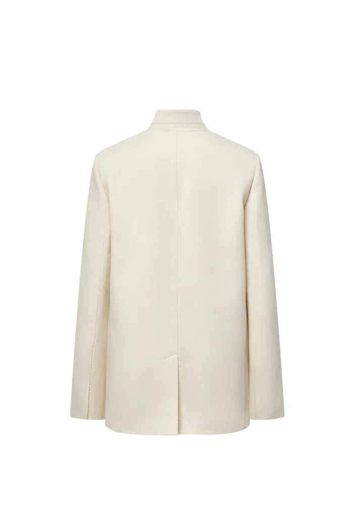 Naomi Blazer in Fine Worsted Wool - Image 11