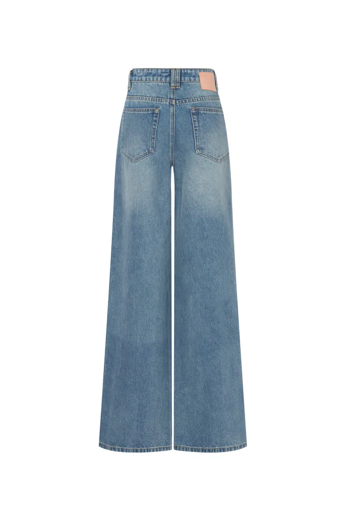 Nico Hand Sewn Embellished Jeans in New Lightweight Washed Denim - Image 13