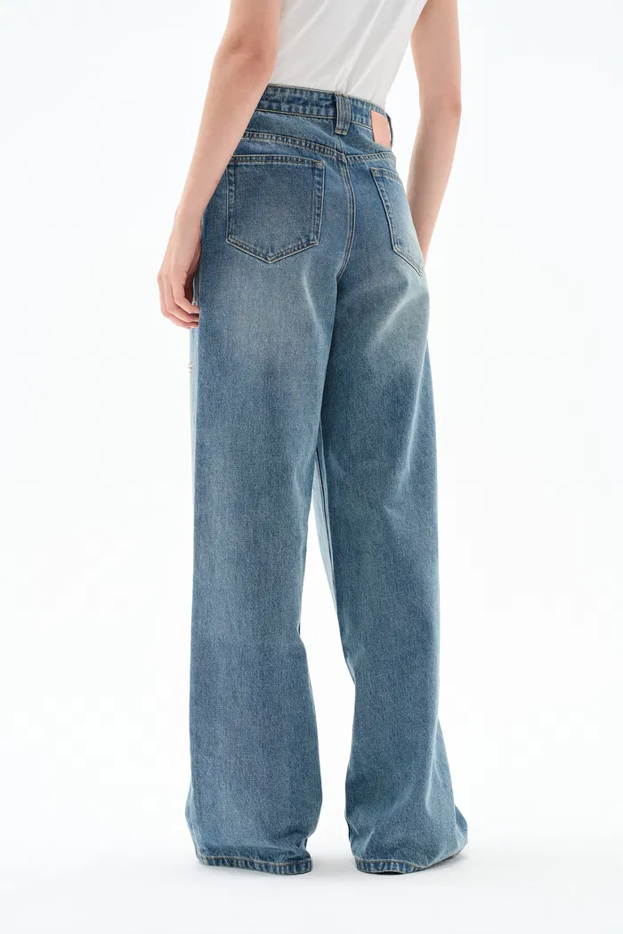 Nico Hand Sewn Embellished Jeans in New Lightweight Washed Denim - Image 8