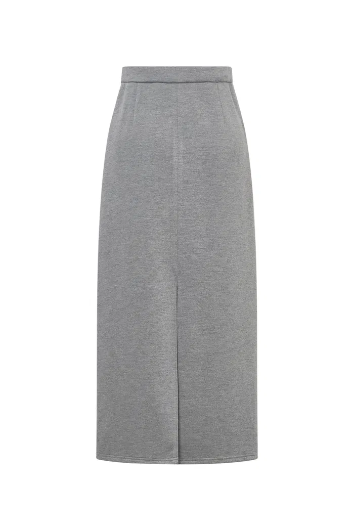Nicole Sweatpants Skirt in Brushed Cotton Knit - Image 11