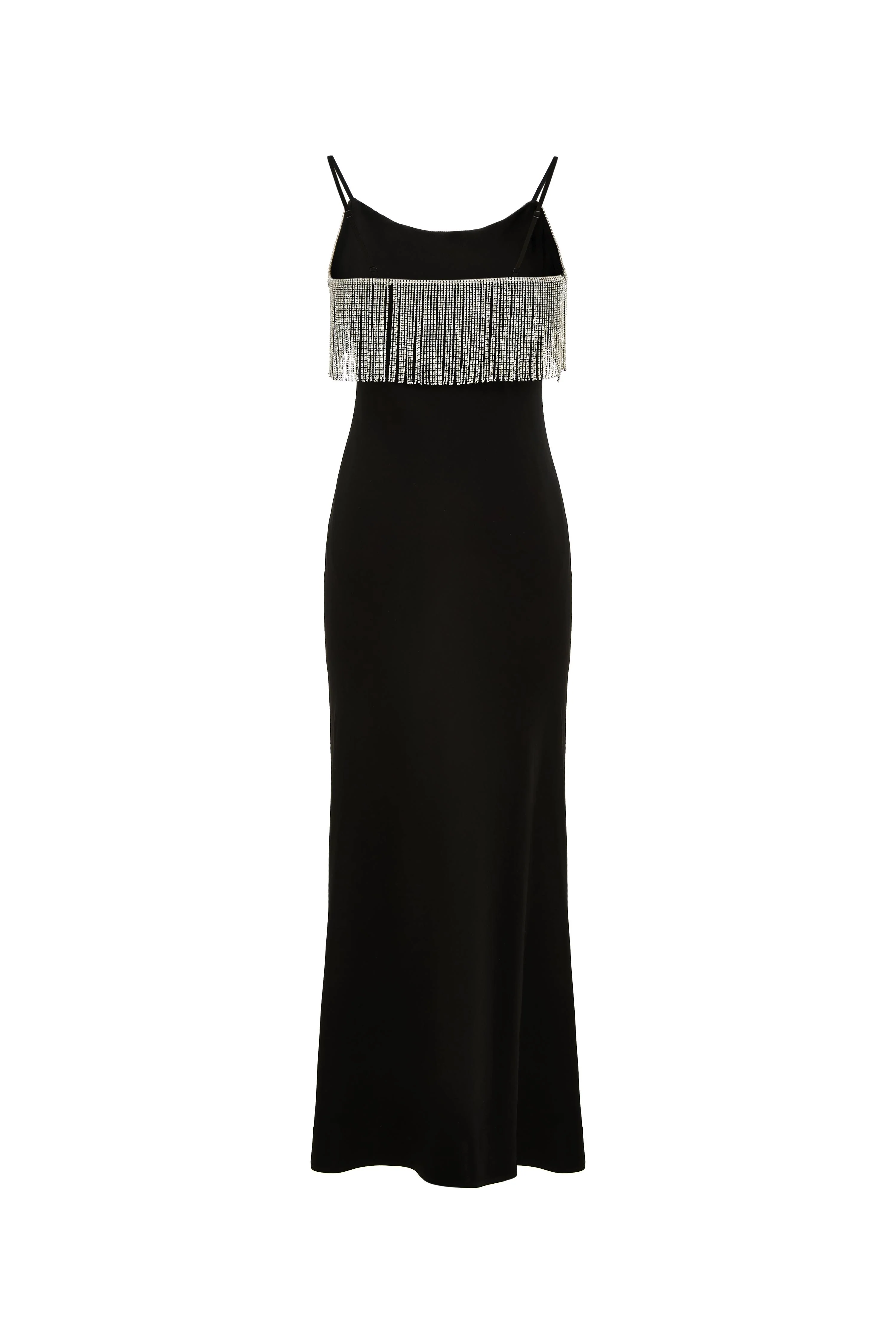 Nocturne Embellished Slip Dress in Viscose Acetate Blend - Image 8