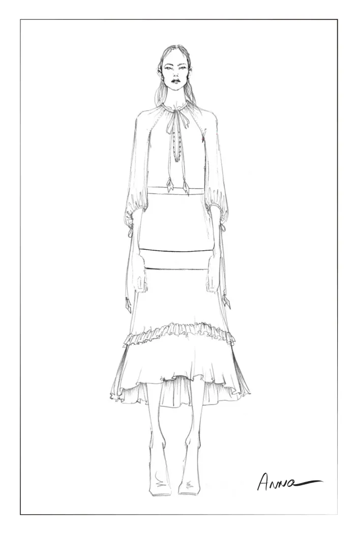 Nora Laced Open Knit Midi Dress - Image 7