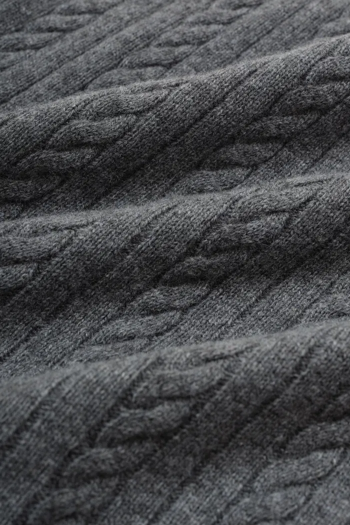Nova Sweater in Merino-Cashmere Cable Knit - Image 9