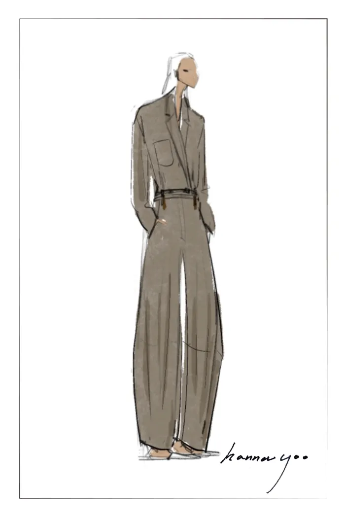 Oakley Double Waistband Relaxed-Fit Tailored Trousers in Cotton Linen - Image 7