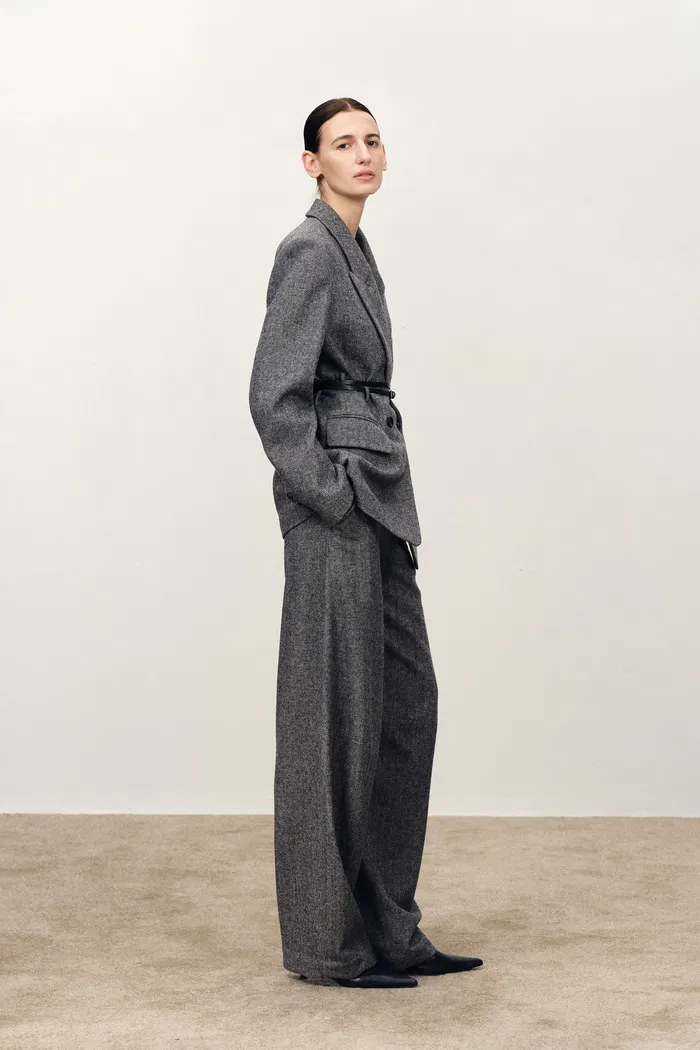 Oakley Oversized Suit Pants in Lightweight Merino Herringbone - Image 8