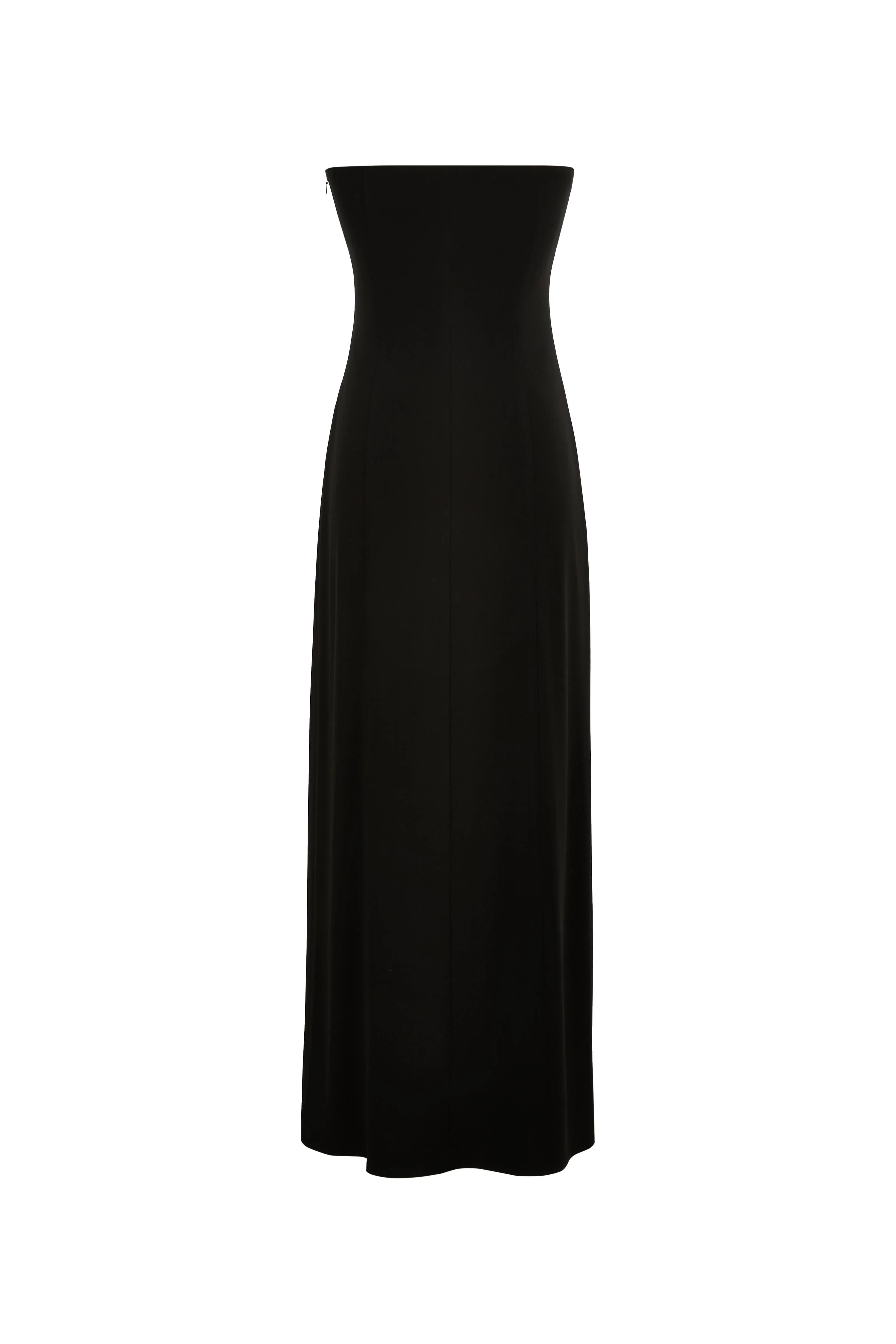 Obsidian Strapless Structured Bandeau Dress in Four-Way Stretch Fabric - Image 8