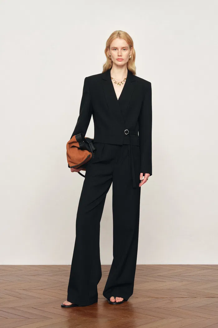 Olivia Signature Hand Stitch Blazer in Sheep Wool - Image 3