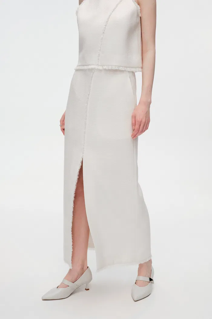 Orla Skirt in Tweed - Image 6