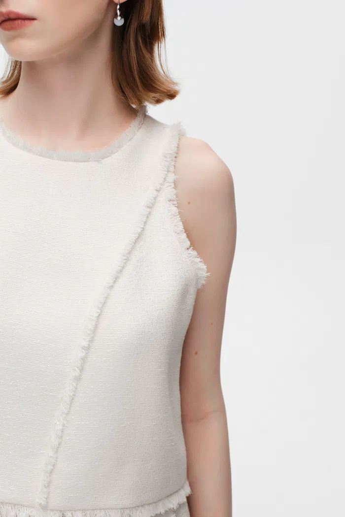 Orla Top in Tweed - Image 6