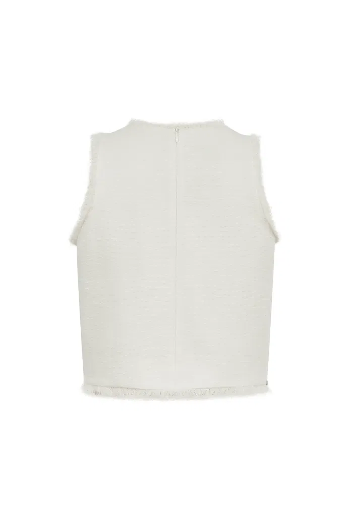 Orla Top in Tweed - Image 9
