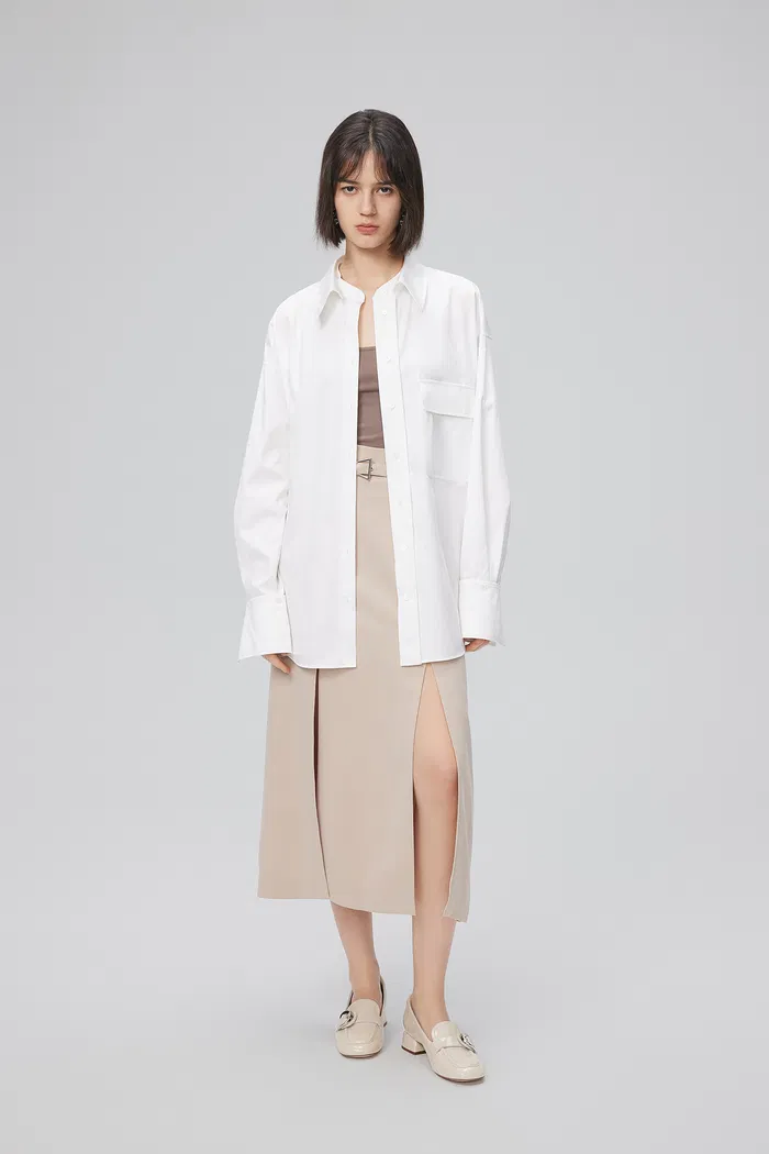 Parker Convertible Shirt in Cotton - Image 8