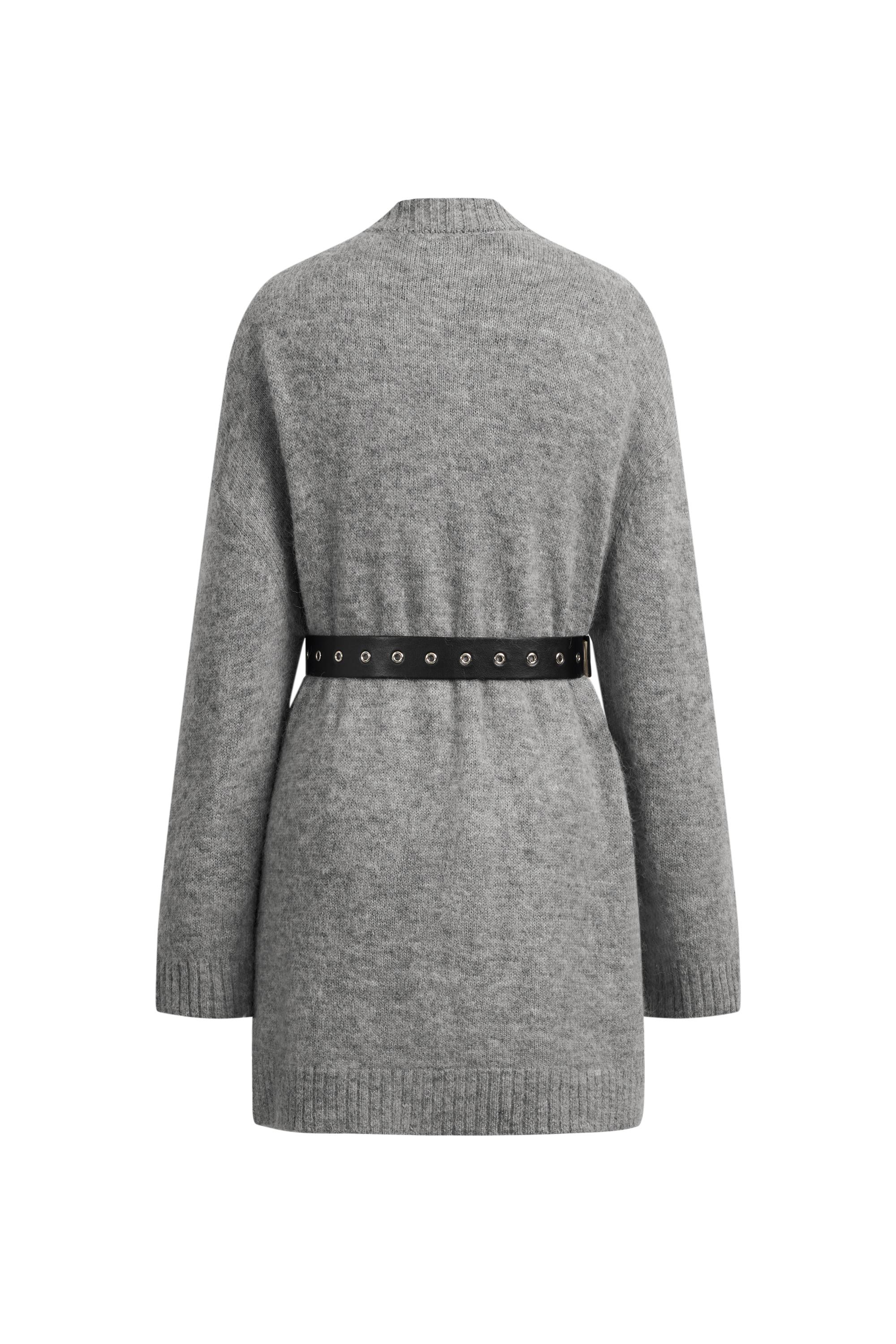 Pegge Detachable Belt Cardigan in Merino Alpaca Blend - Image 7