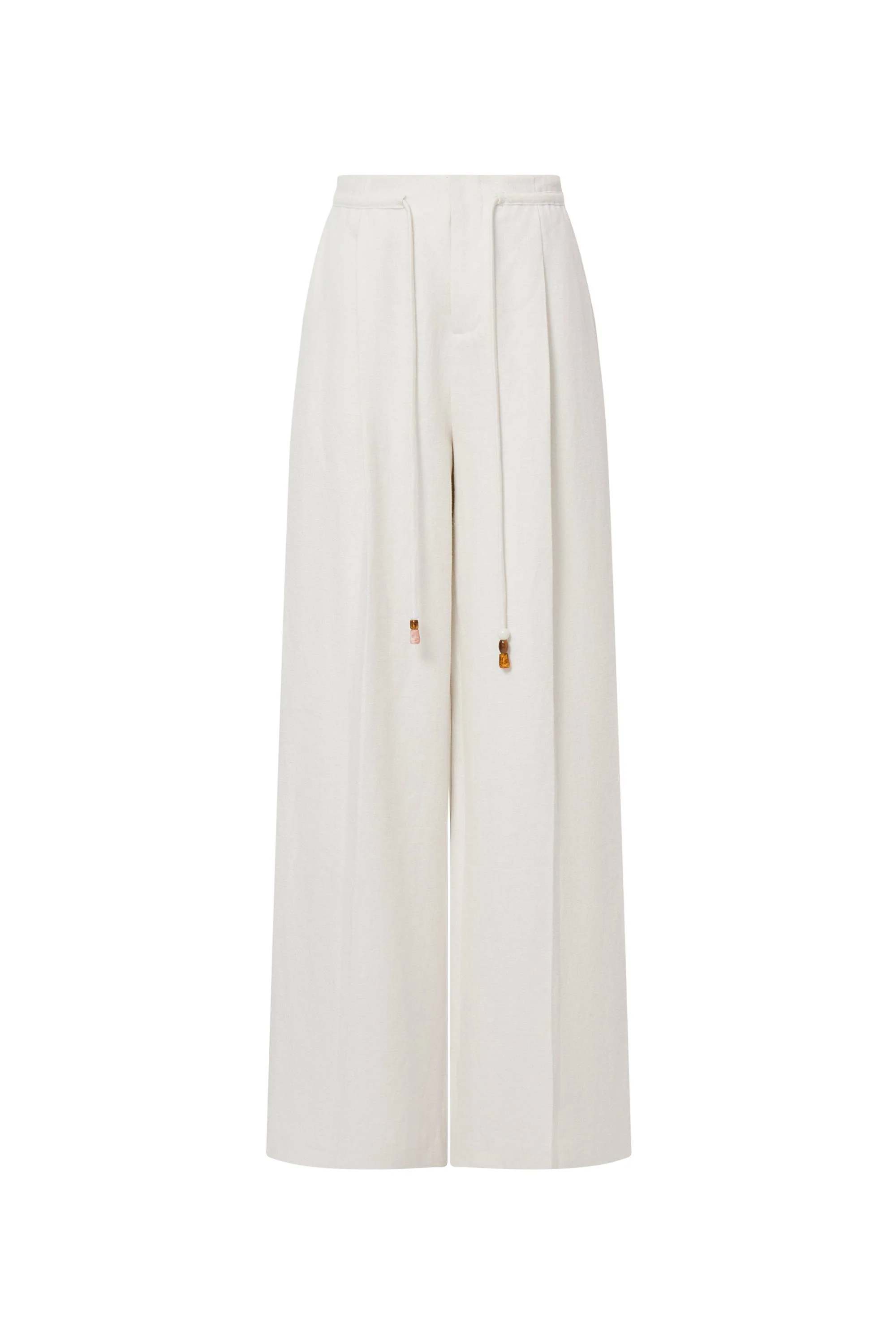 Perla Drawstring Casual Pants in Hemp - Image 11