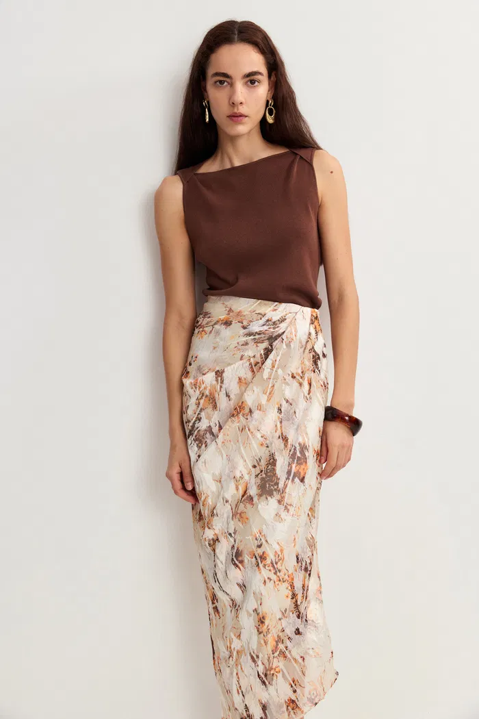 Quinn Vest Top in Summer Acetate Knit - Image 7