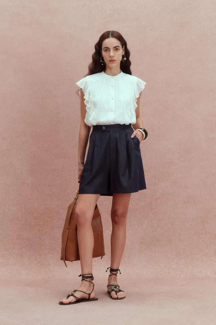Rebeka Shorts in Lyocell Denim - Image 2