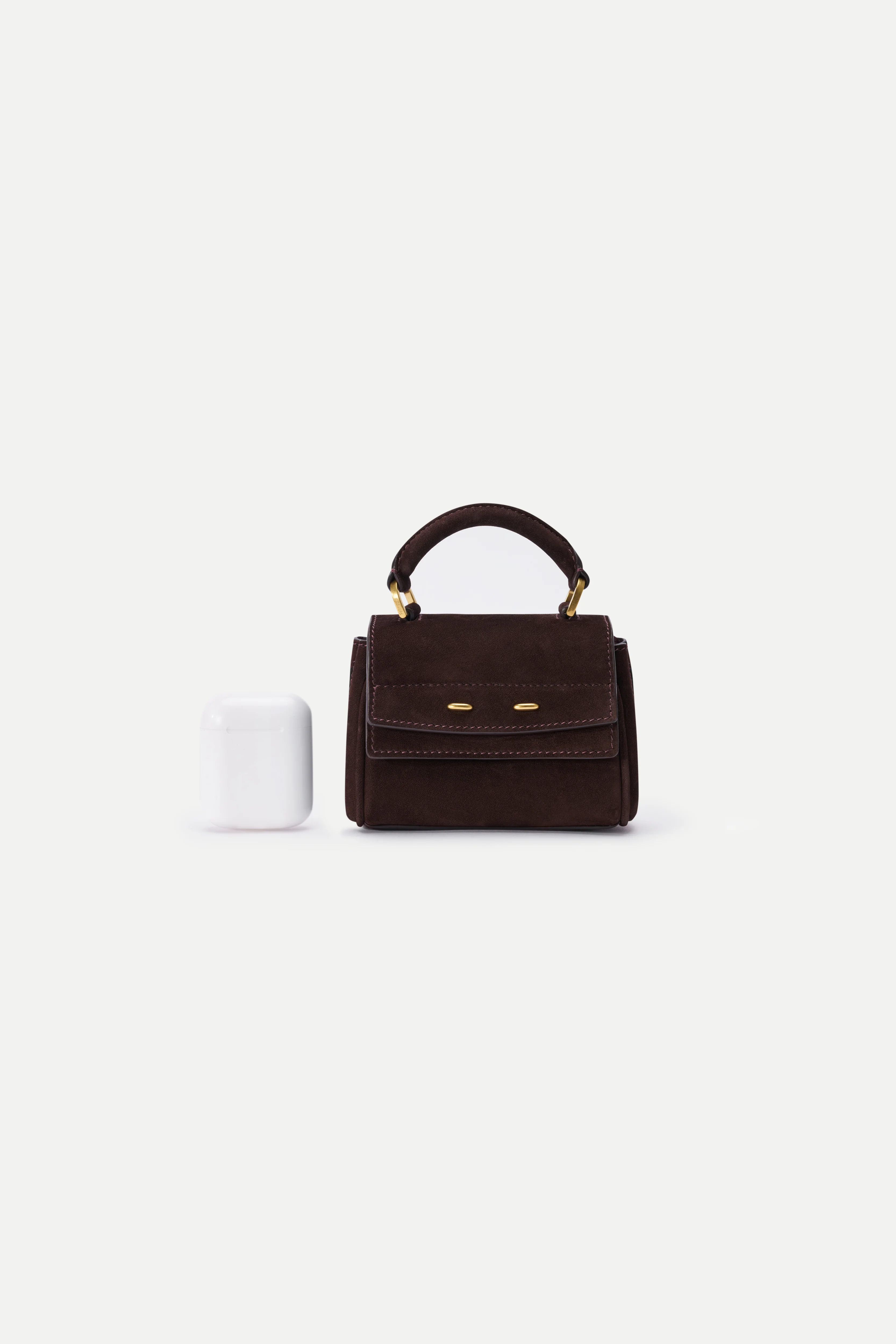 Rialto Mini Charm Bag in Top-grain Matte Cowhide Leather - Image 7