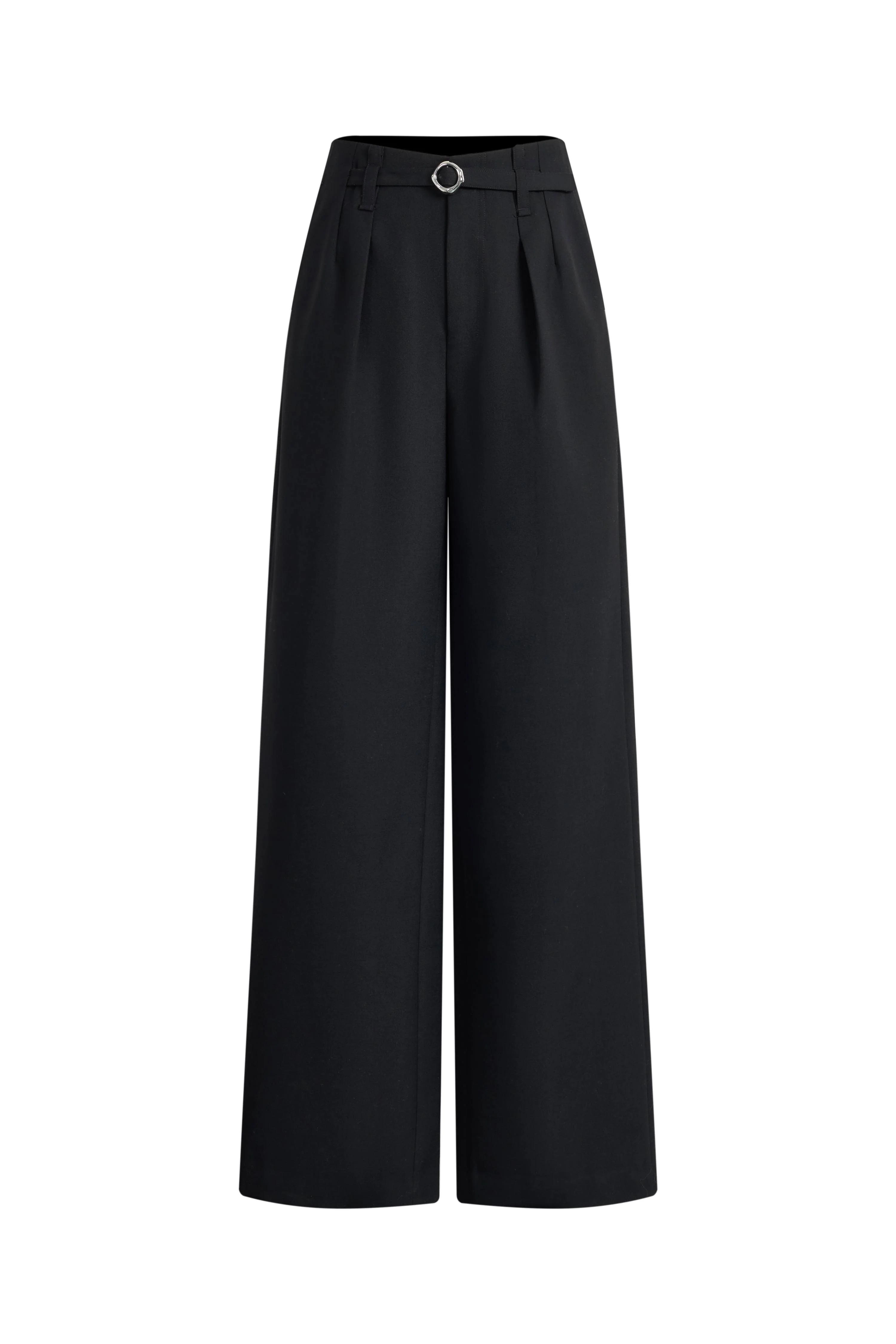 Ronan Belt-Detail Tailored Trousers in Sheep Wool - Image 6