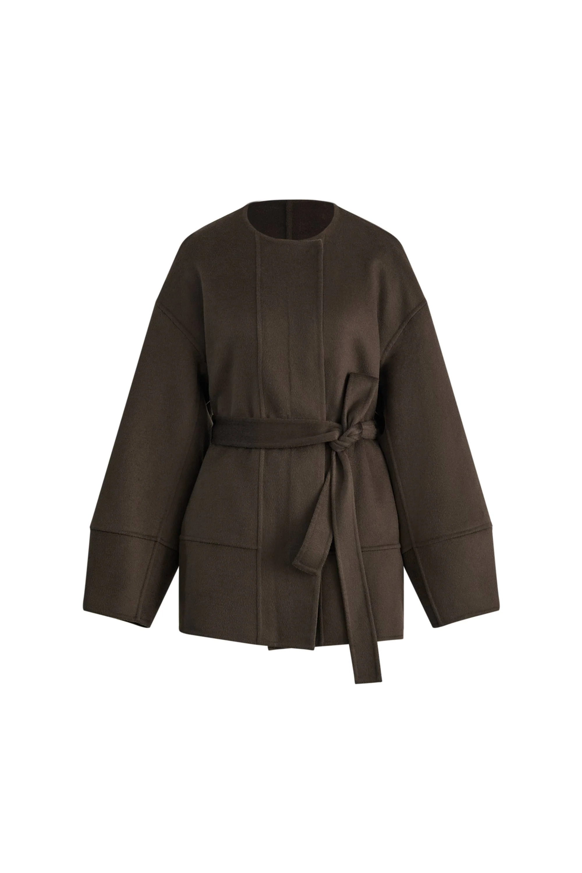 Ryan Wool Short Coat in Double Face Merino Cashmere - Image 7