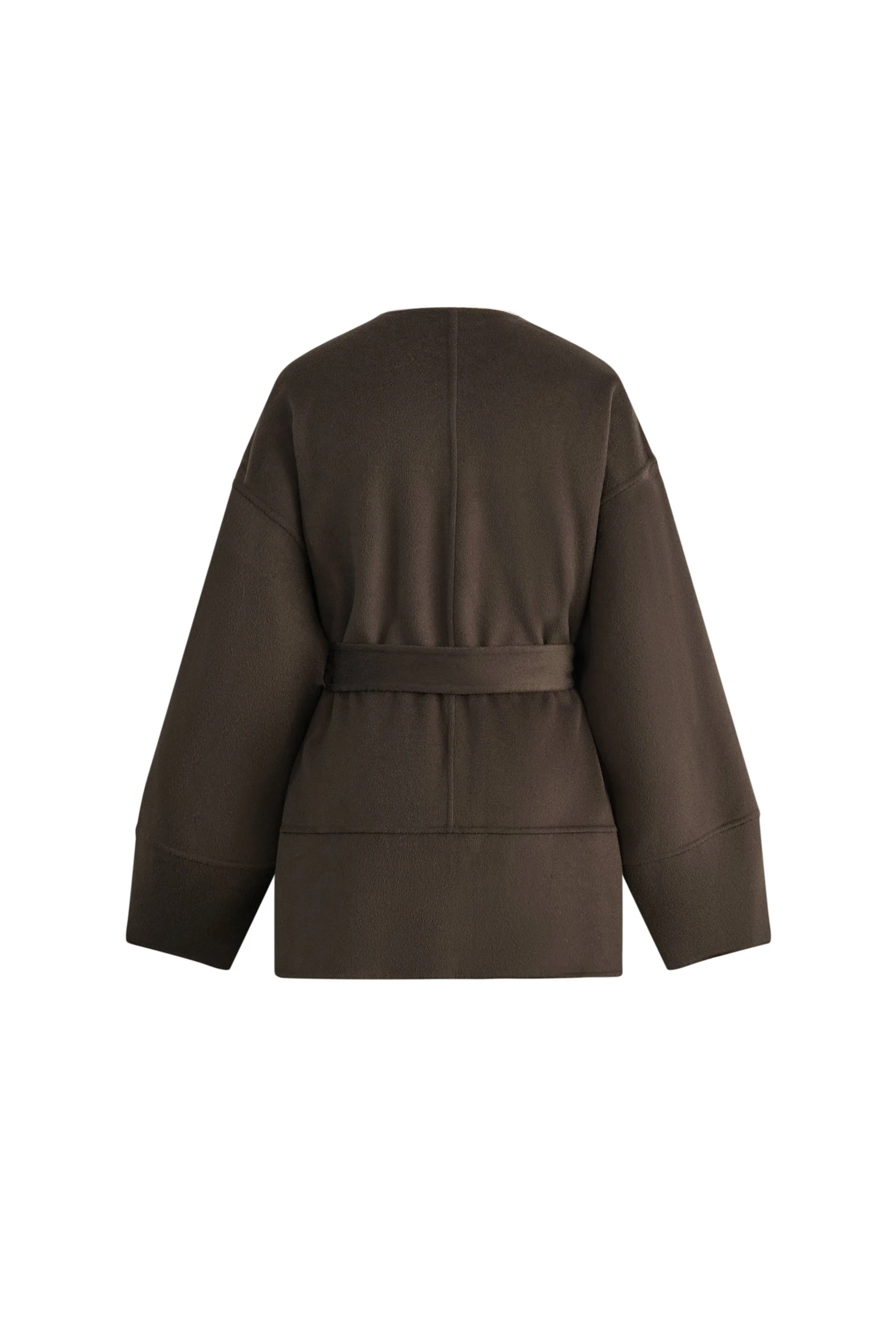 Ryan Wool Short Coat in Double Face Merino Cashmere - Image 8