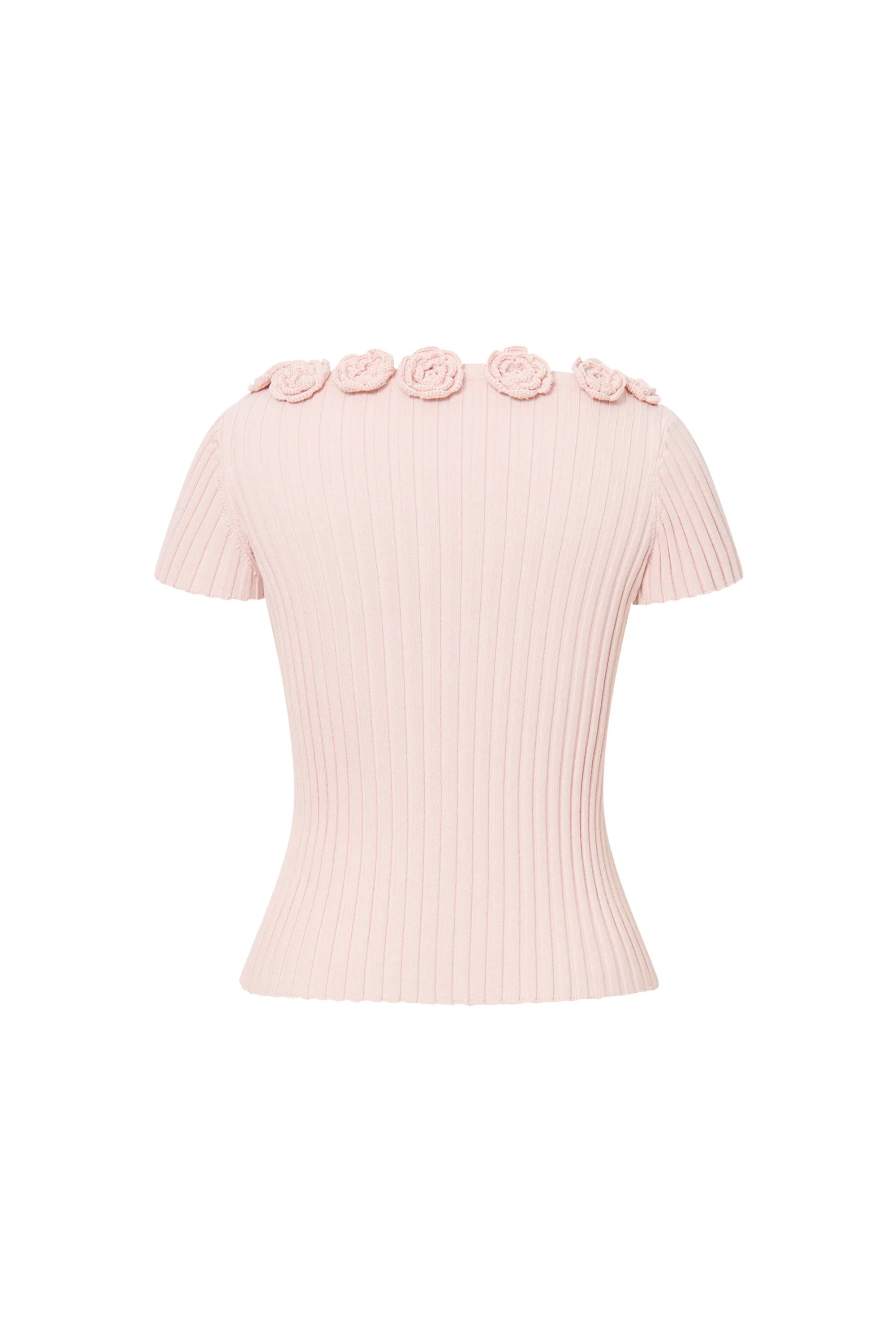 Sabrina Floral Sweater in Silk Cotton Knit - Image 12