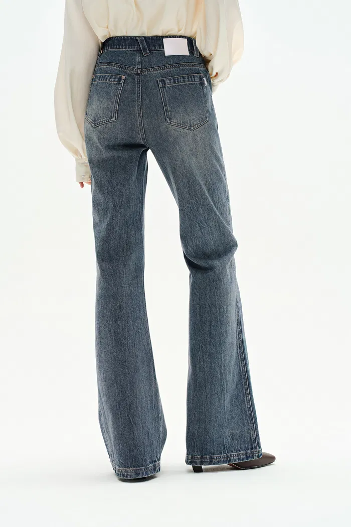 Sabrina Washed Jeans in Cotton Denim - Image 7