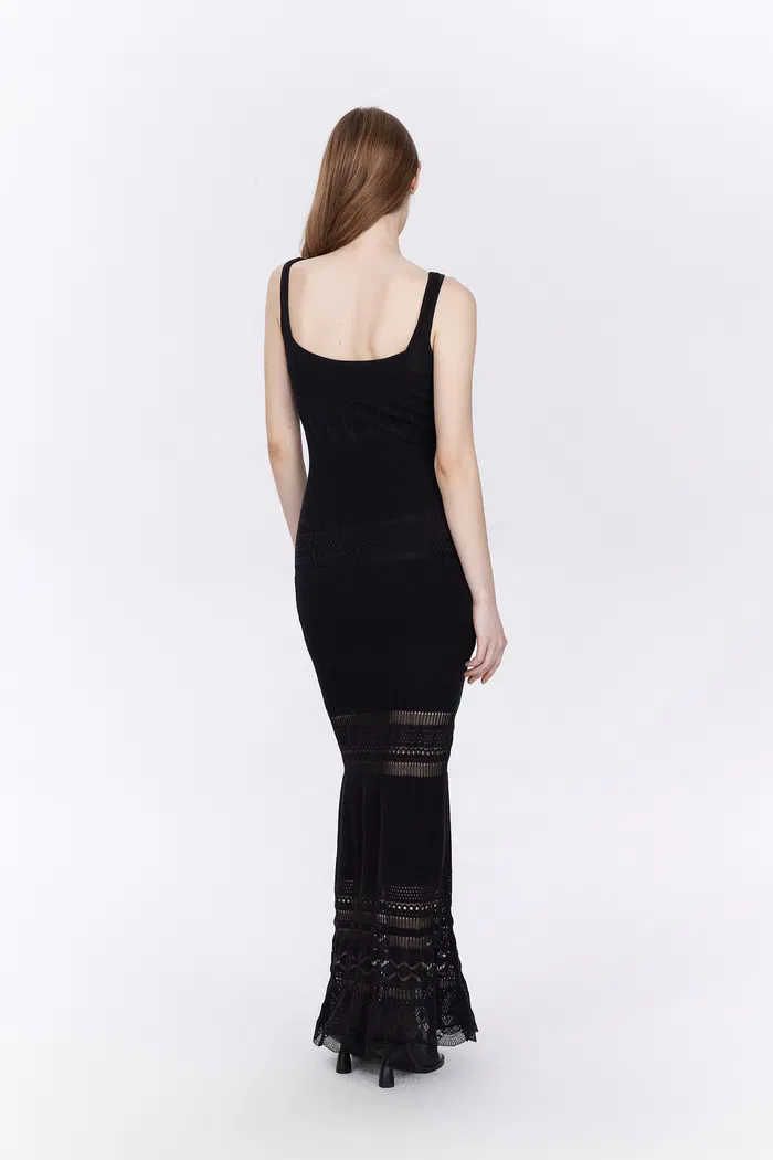 Sacha Bodycon Sundress in Cotton Blend - Image 2